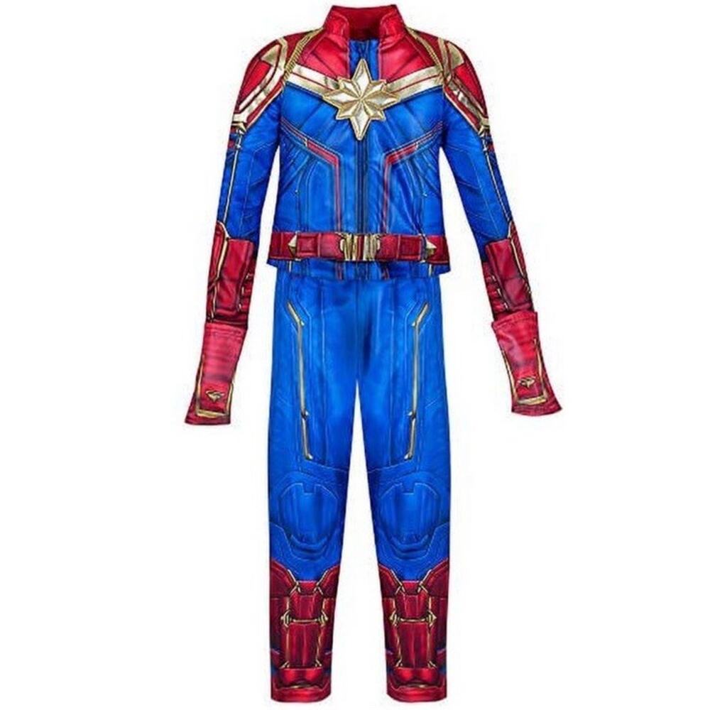 Disney Store Captain Marvel Costume Kids 5 6 Brie Larson Avengers Endgame Outfit